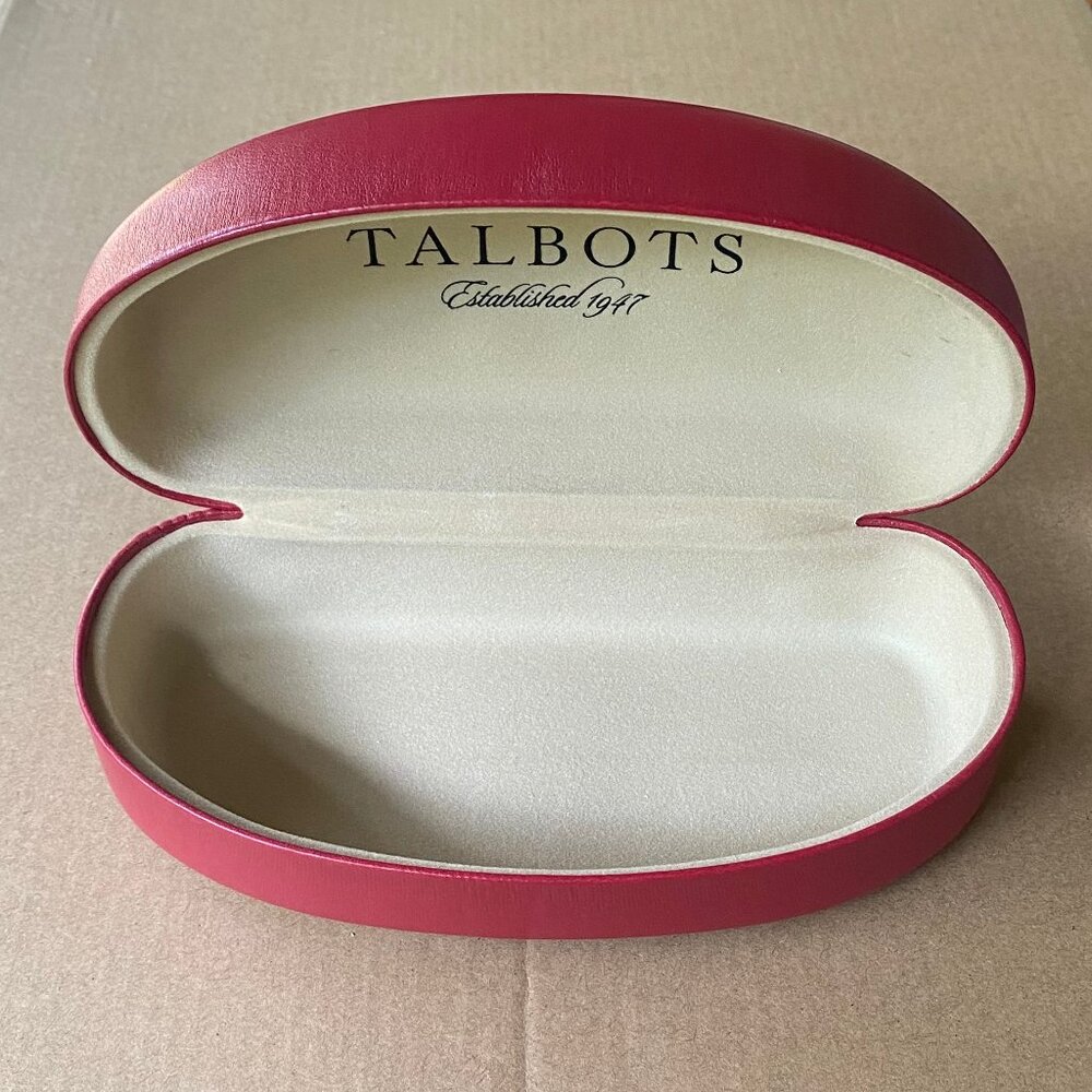 Talbots Red Sunglasses Case